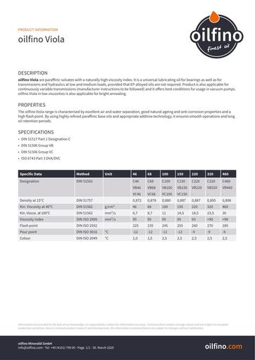 TDB EN Oilfino Viola 150